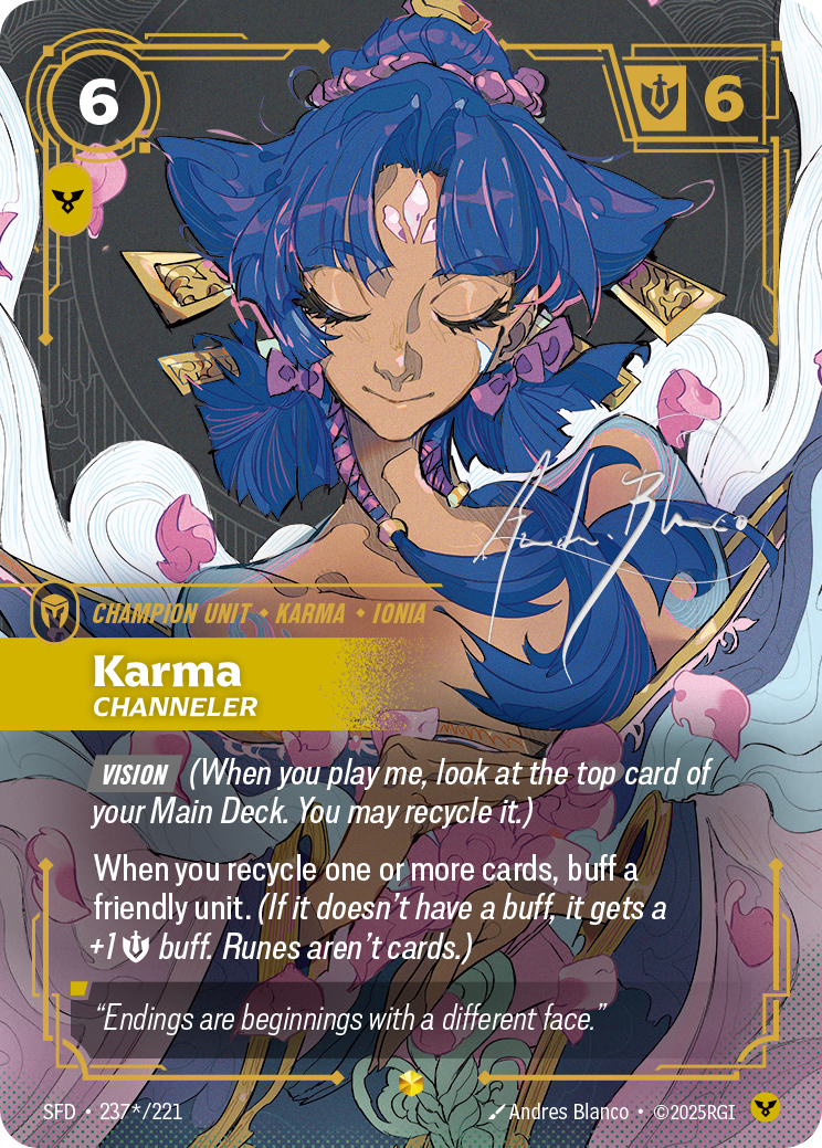 Karma - Channeler (Signature) — Spiritforged — Showcase — Unit