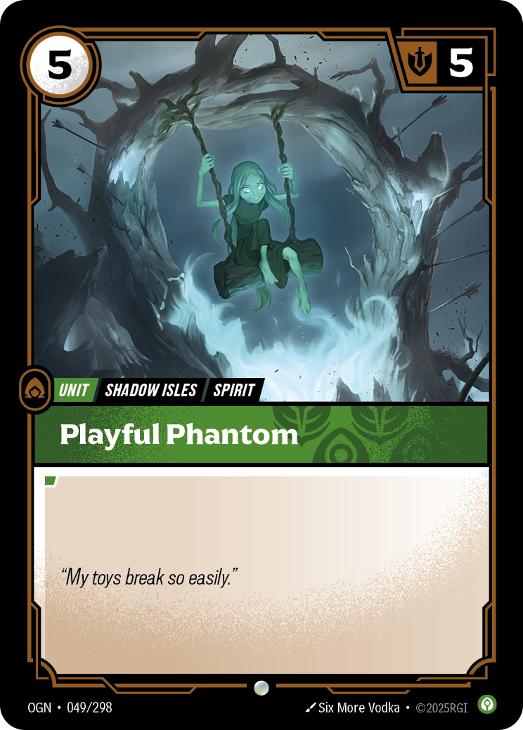Playful Phantom — Origins — Common — Unit