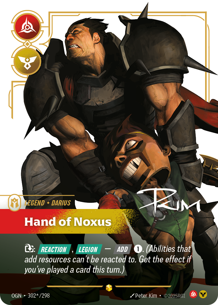 Hand of Noxus — Origins — Showcase — Legend