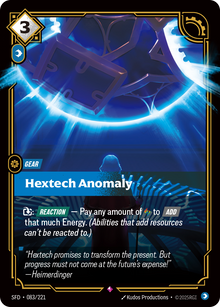 Hextech Anomaly — SFD — Rare — Gear