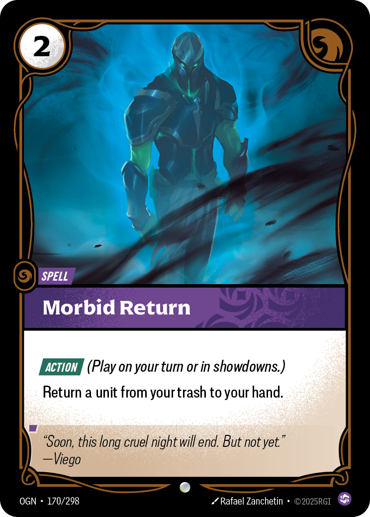 Morbid Return — Origins — Common — Spell