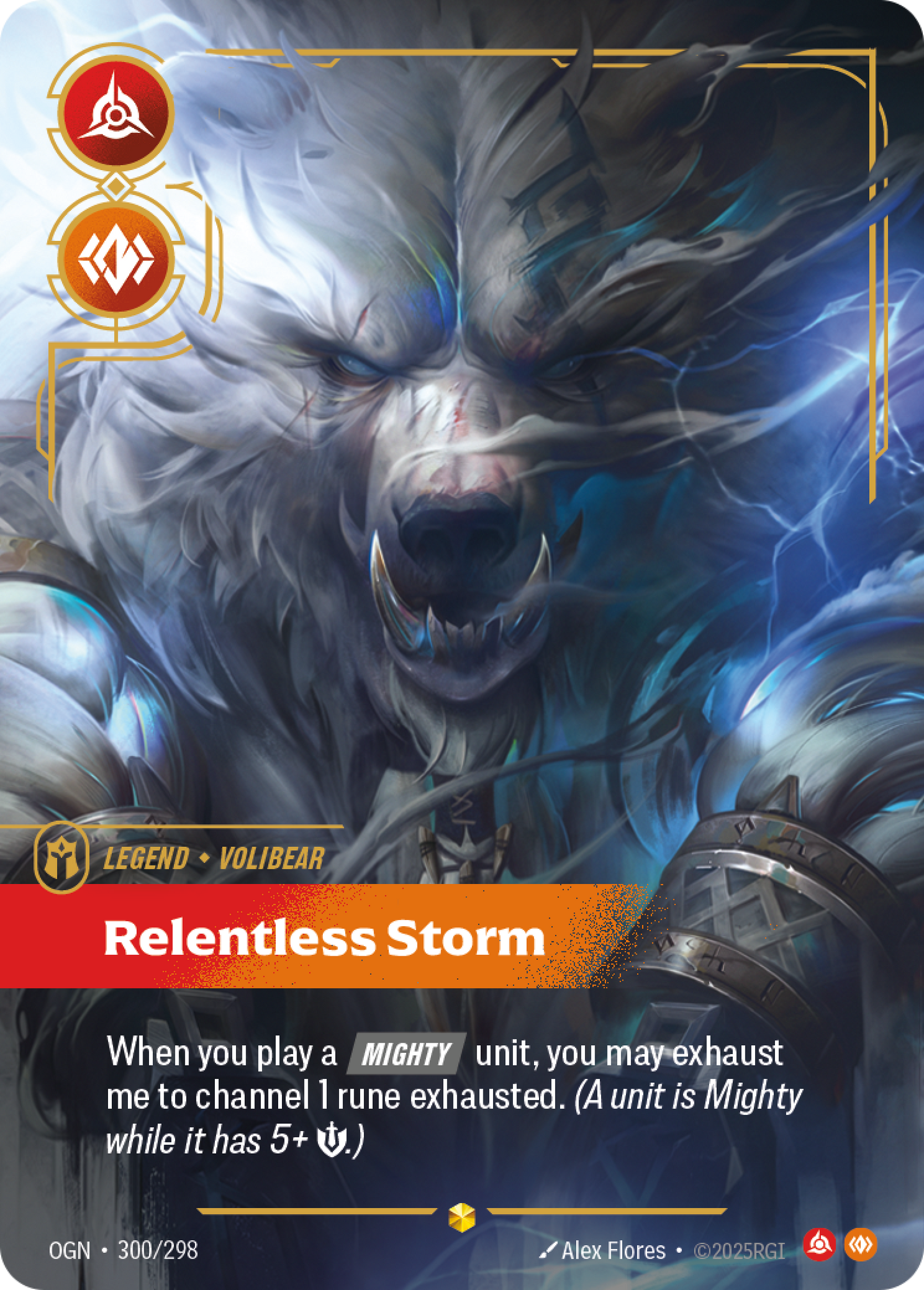 Relentless Storm — Origins — Showcase — Legend