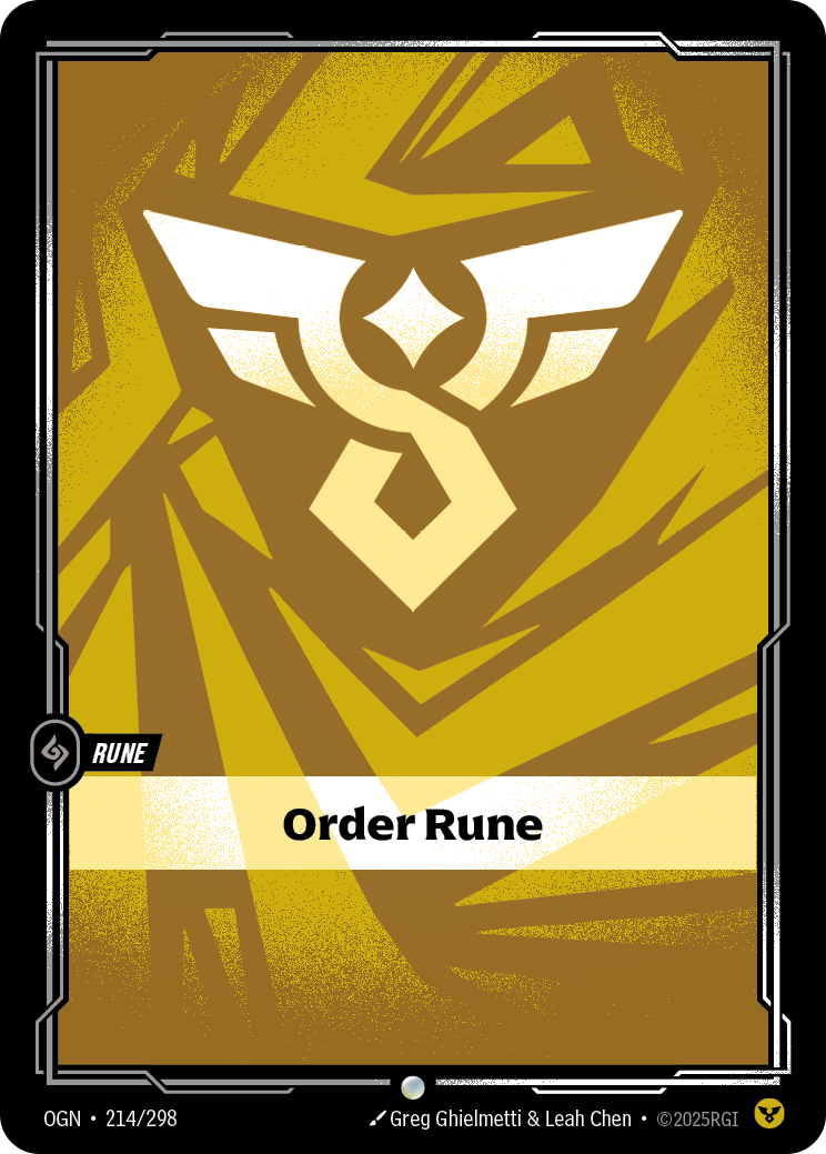 Order Rune — Origins — Common — Rune