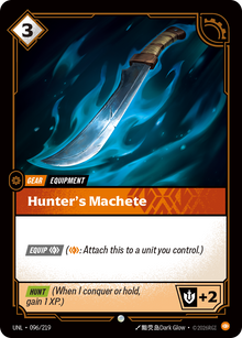 Hunter's Machete — Unleashed — Common — Gear