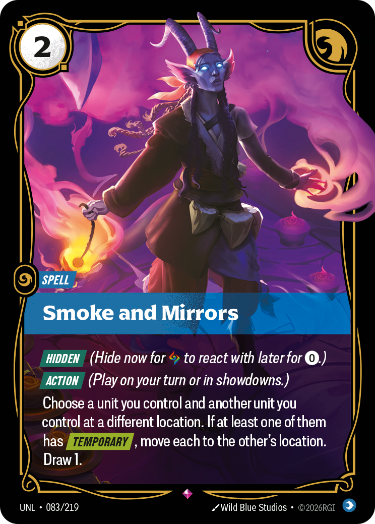 Smoke and Mirrors — Unleashed — Rare — Spell