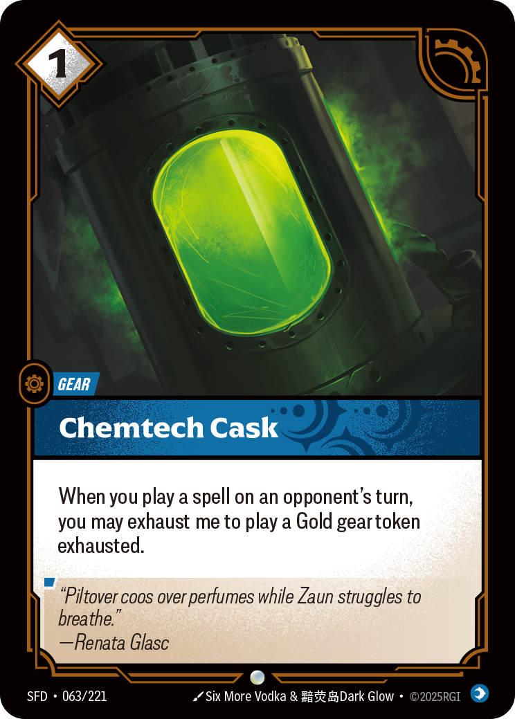 Chemtech Cask — SFD — Common — Gear