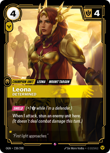 Leona, Determined — Origins — Rare — Unit