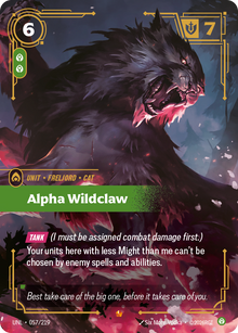 Alpha Wildclaw — Unleashed — Epic — Unit