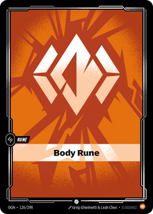 Body Rune — Origins — Common — Rune