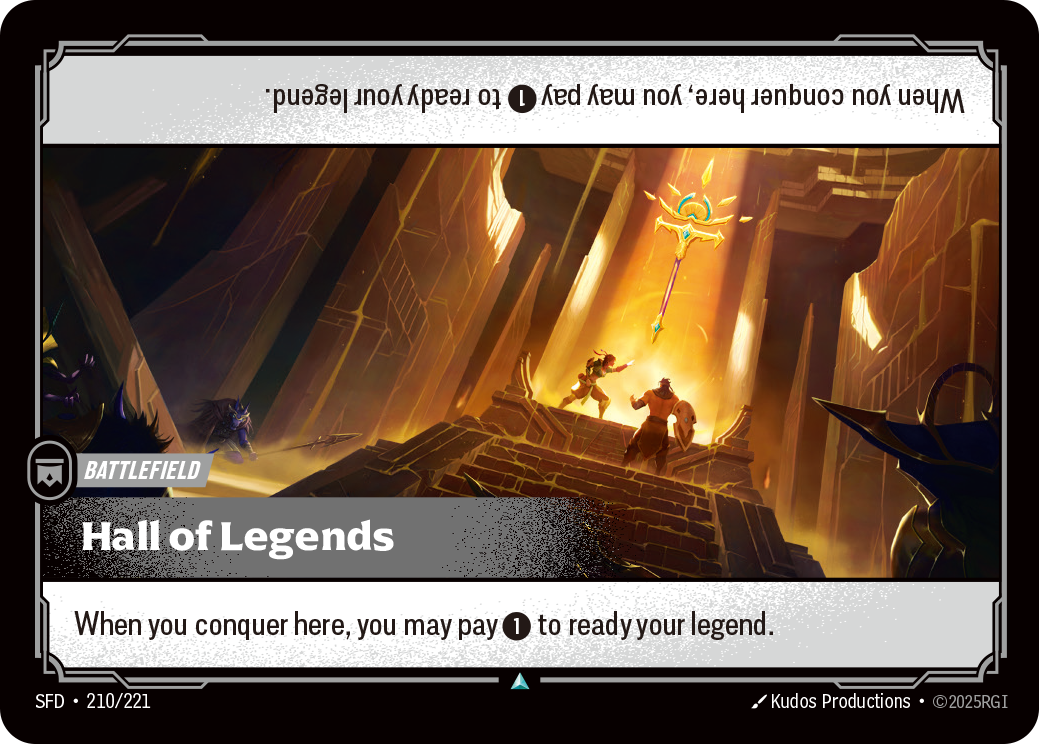 Hall of Legends — SFD — Uncommon — Battlefield