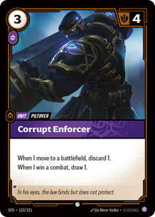 Corrupt Enforcer — SFD — Common — Unit