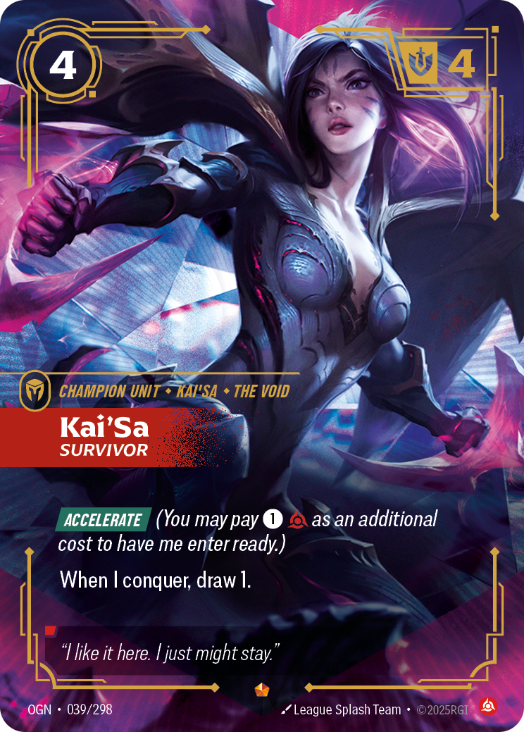 Kai'Sa, Survivor — Origins — Epic — Unit
