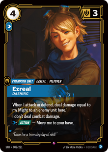 Ezreal, Dashing — SFD — Rare — Unit