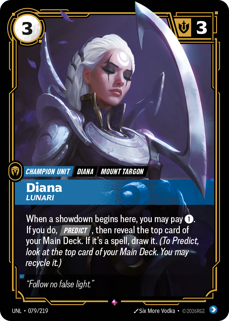 Diana - Lunari — Unleashed — Rare — Unit