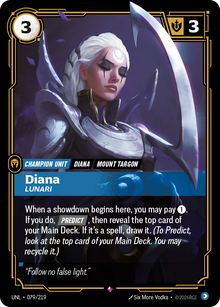Diana - Lunari — Unleashed — Rare — Unit
