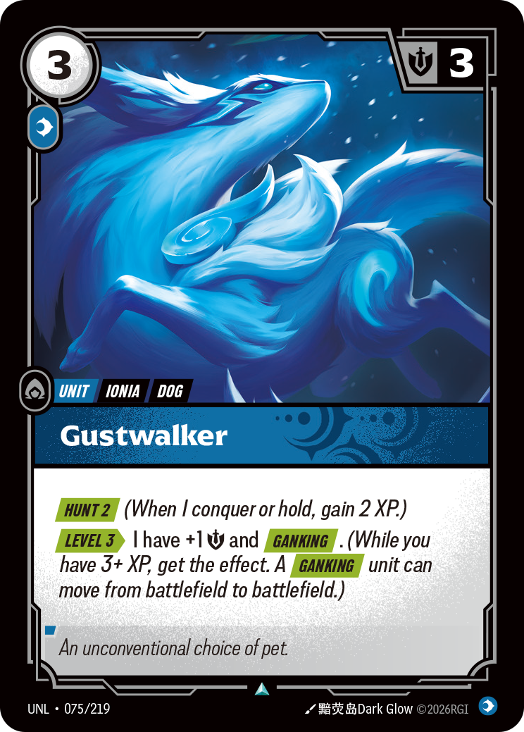 Gustwalker — Unleashed — Uncommon — Unit