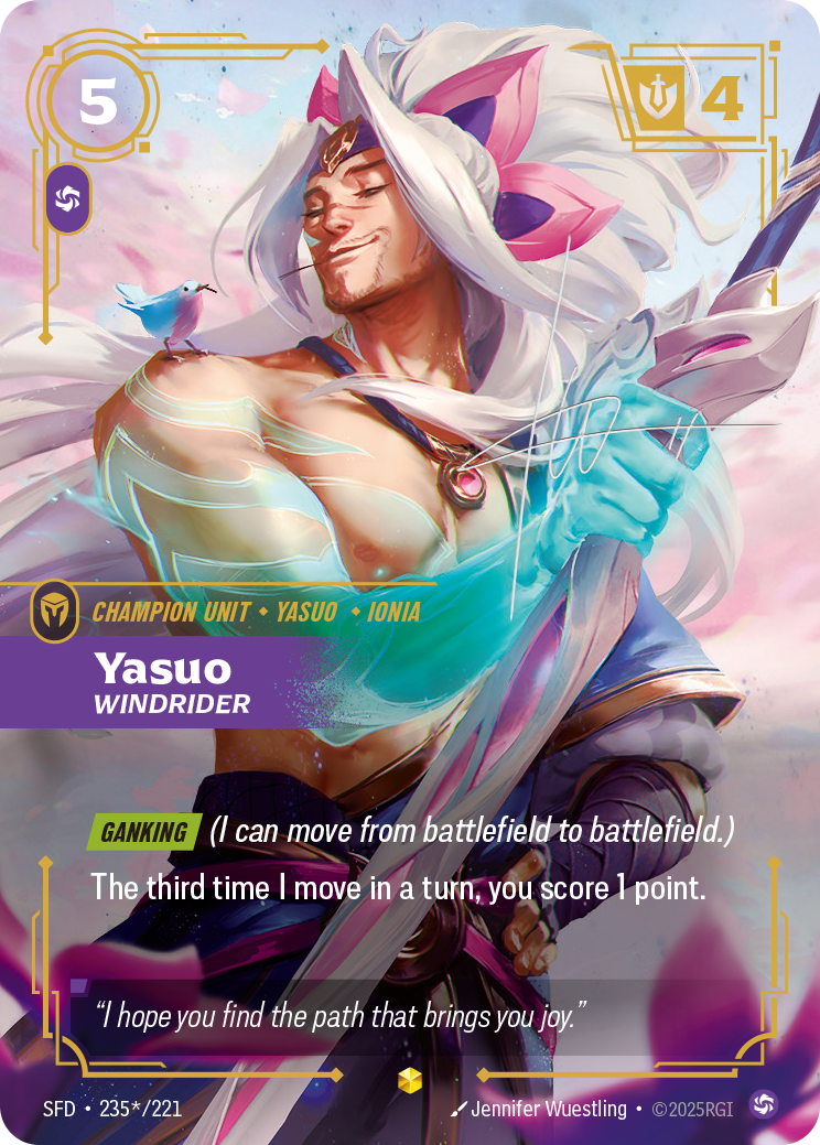 Yasuo - Windrider (Signature) — Spiritforged — Showcase — Unit