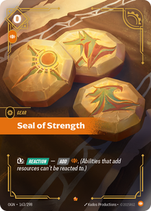 Seal of Strength — Origins — Epic — Gear