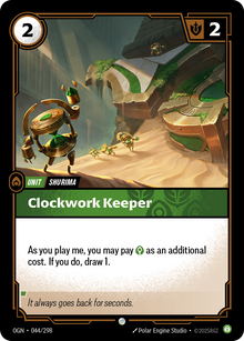 Clockwork Keeper — Origins — Common — Unit