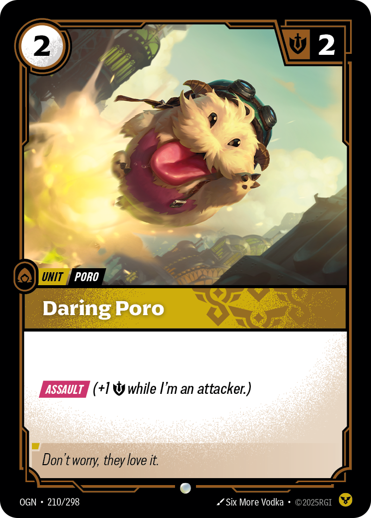 Daring Poro — Origins — Common — Unit