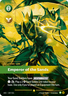 Emperor of the Sands — SFD — Showcase — Legend