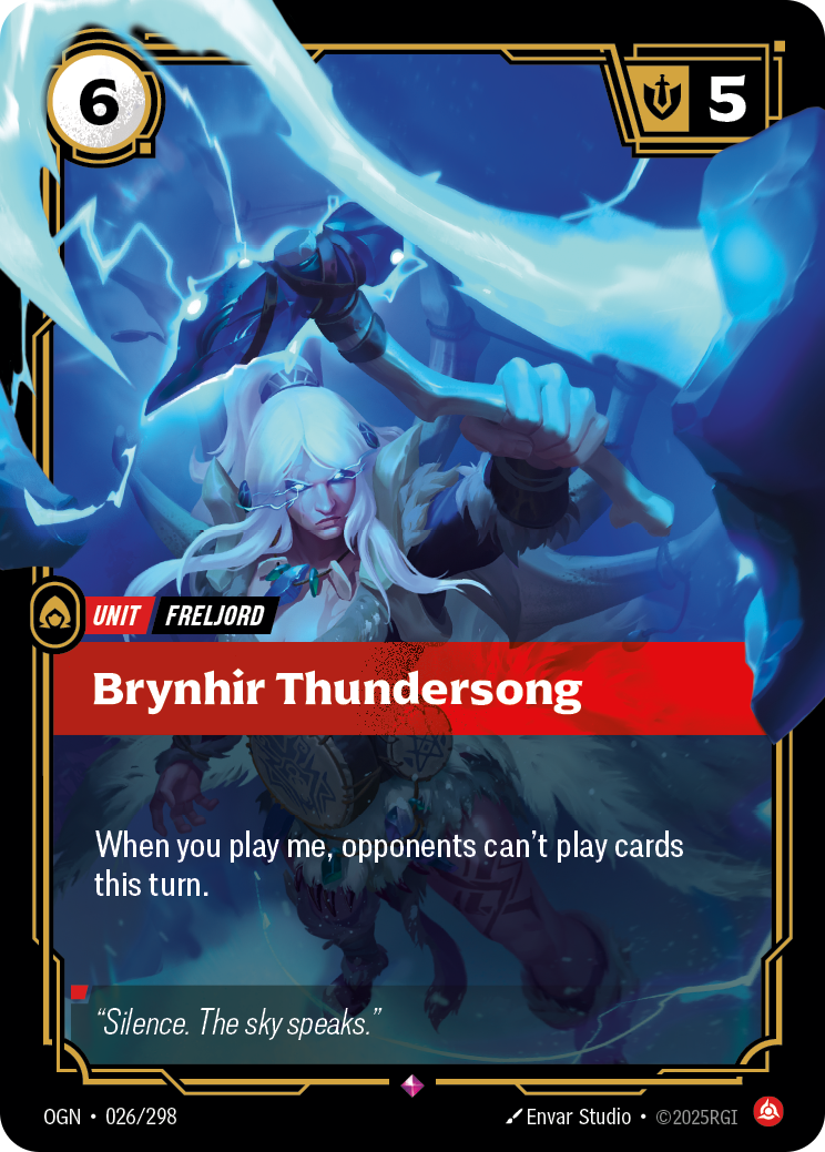 Brynhir Thundersong — Origins — Rare — Unit
