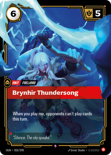 Brynhir Thundersong — Origins — Rare — Unit