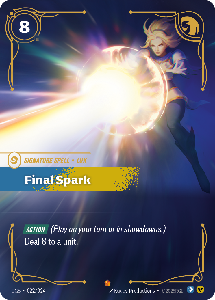 Final Spark — Proving Grounds — Epic — Spell