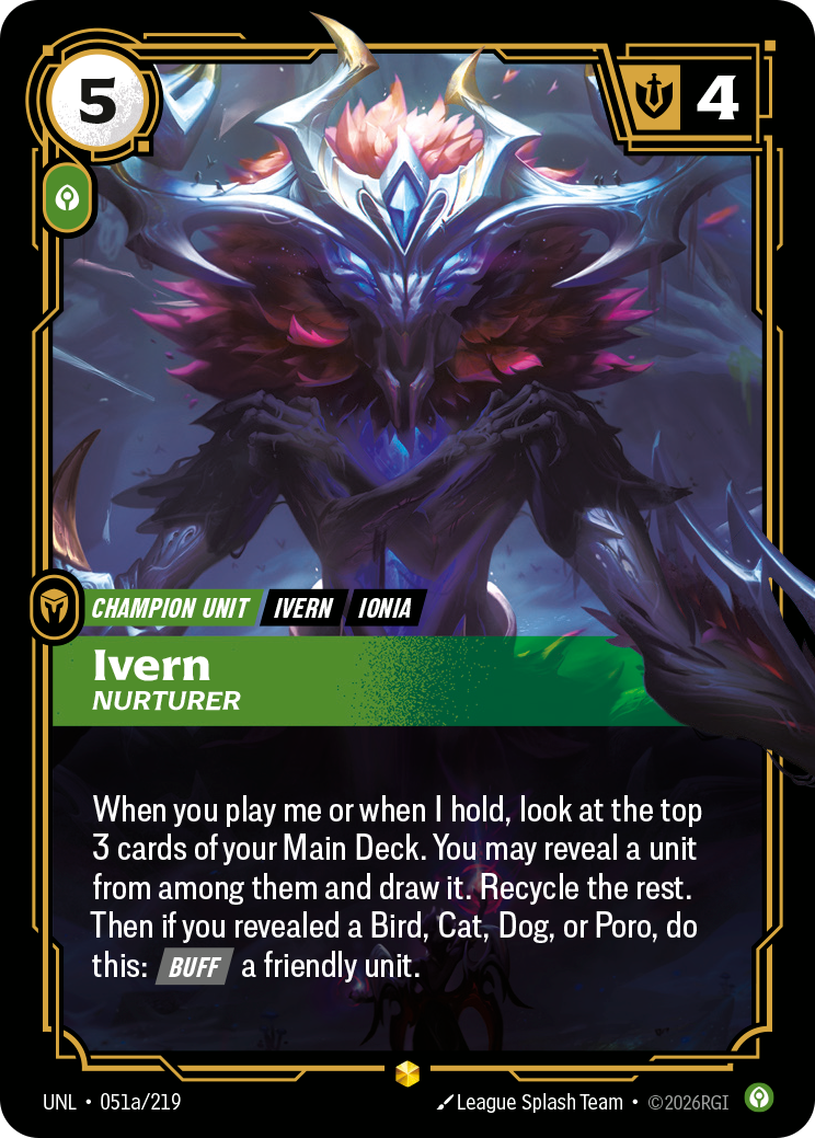Ivern - Nurturer (Alternate Art) — Unleashed — Showcase — Unit