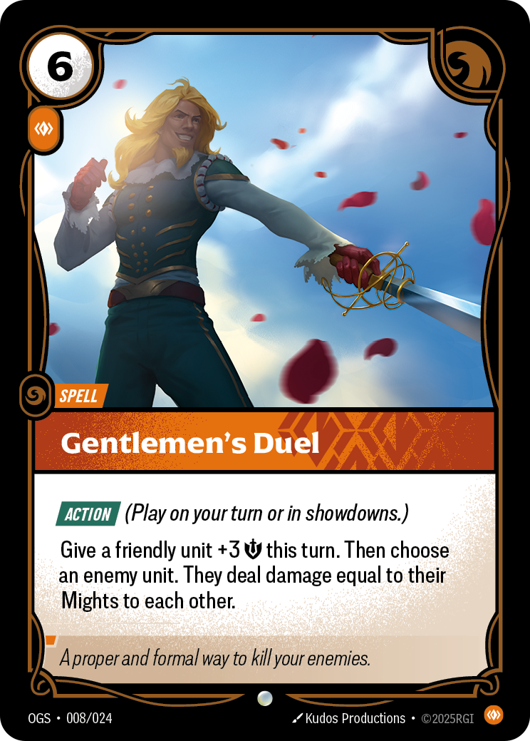 Gentlemen's Duel — Proving Grounds — Common — Spell