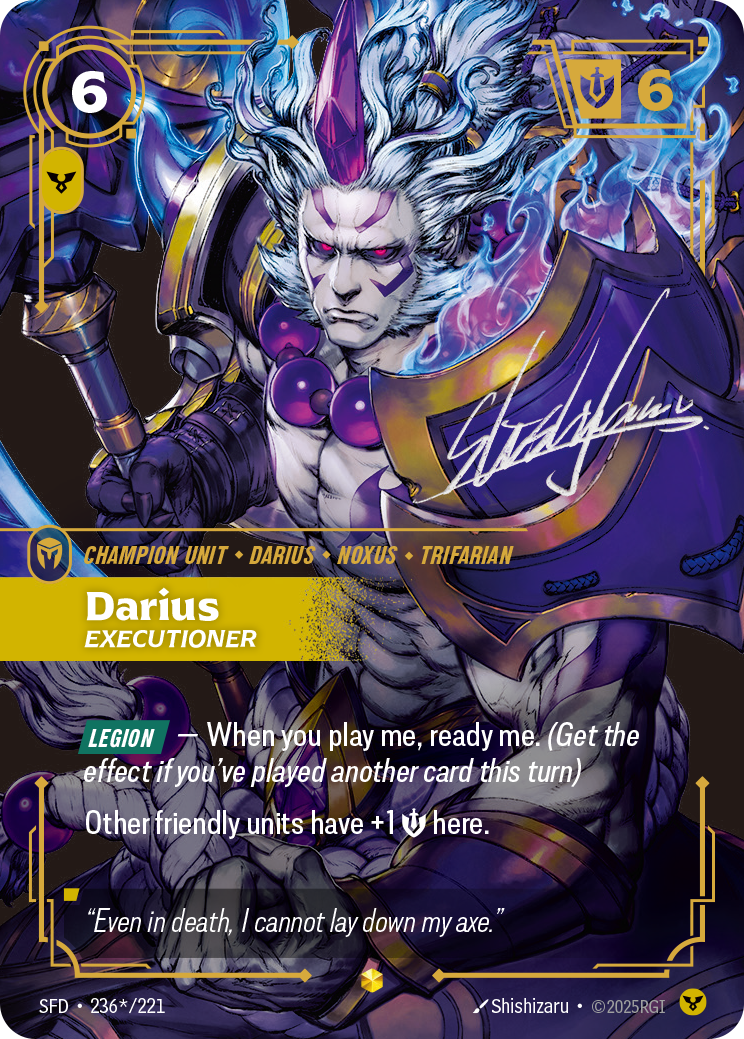 Darius, Executioner — SFD — Showcase — Unit