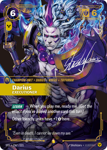 Darius, Executioner — SFD — Showcase — Unit