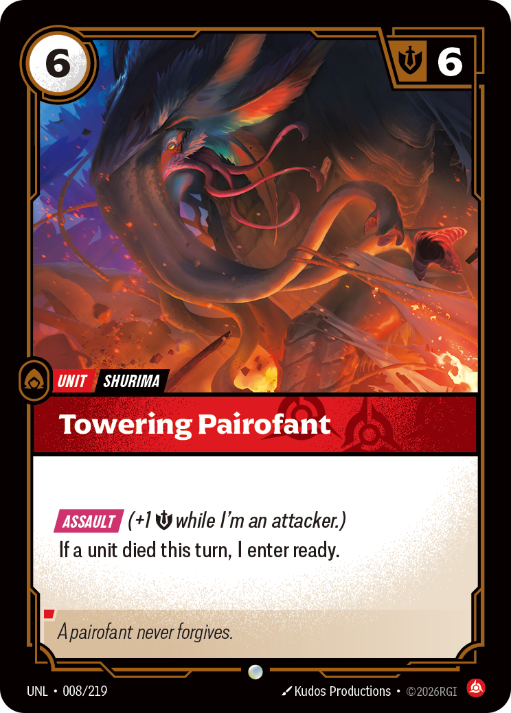 Towering Pairofant — Unleashed — Common — Unit