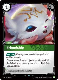 Friendship — Unleashed — Uncommon — Spell