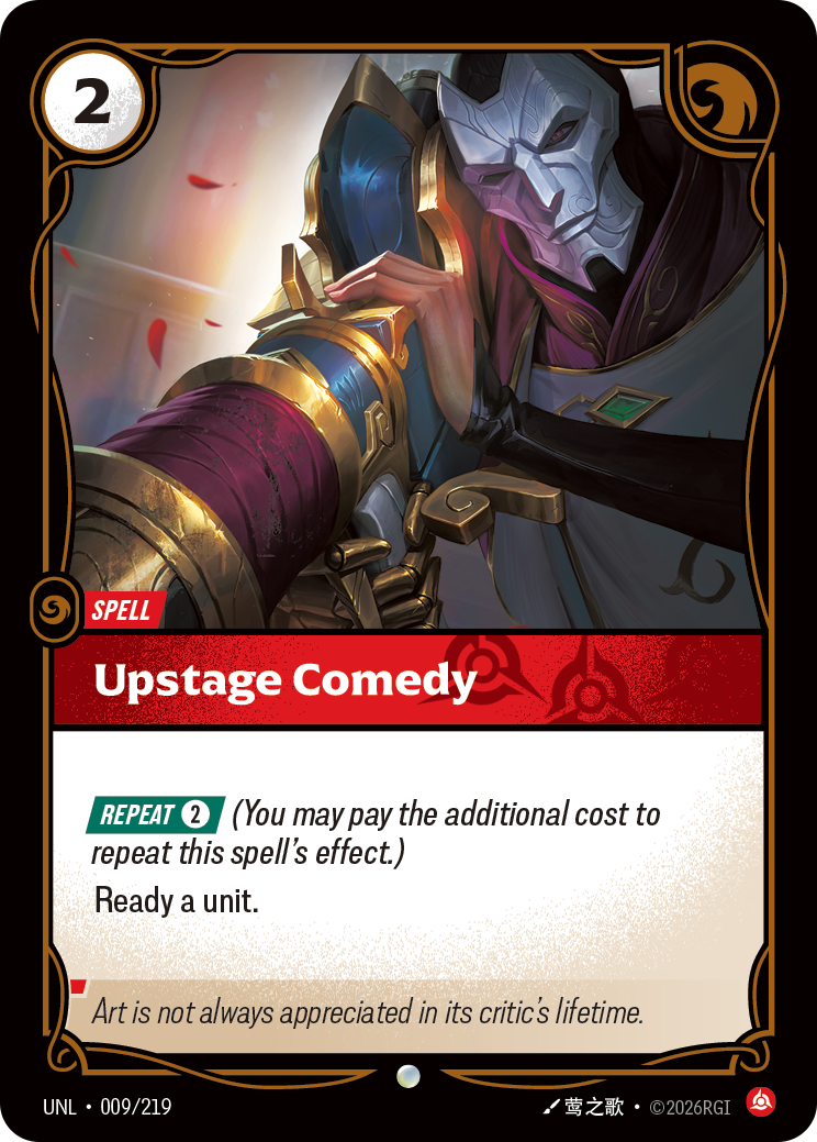Upstage Comedy — Unleashed — Common — Spell