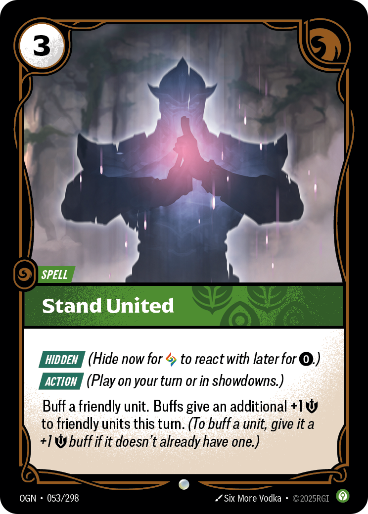Stand United — Origins — Common — Spell