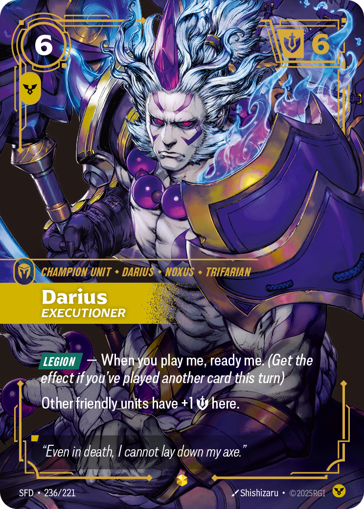 Darius, Executioner — SFD — Showcase — Unit
