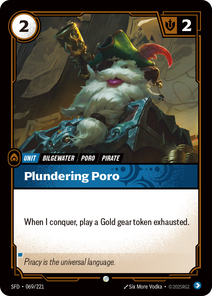 Plundering Poro — SFD — Common — Unit