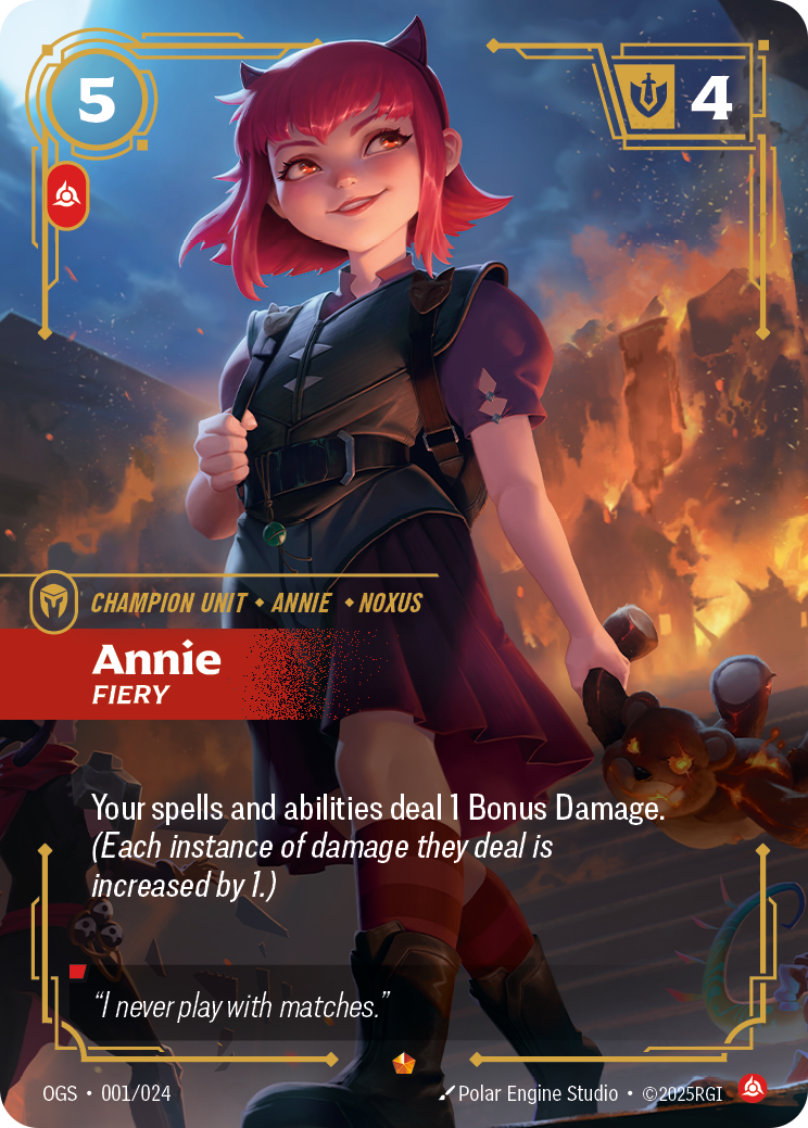 Annie, Fiery — Proving Grounds — Epic — Unit