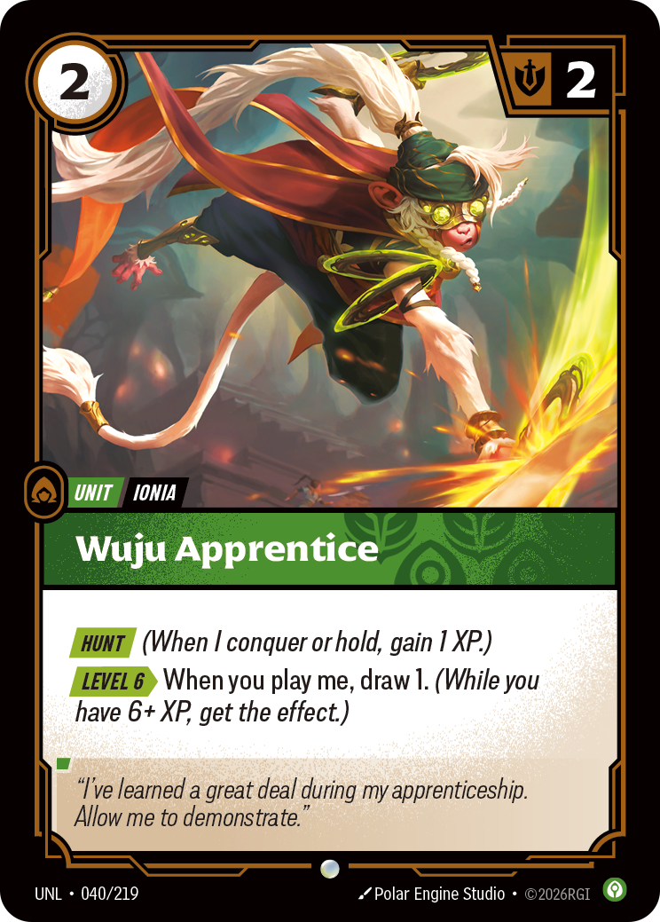 Wuju Apprentice — Unleashed — Common — Unit
