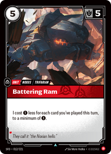 Battering Ram — SFD — Uncommon — Unit