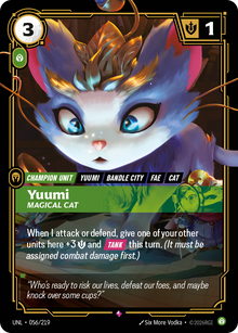Yuumi - Magical Cat — Unleashed — Rare — Unit