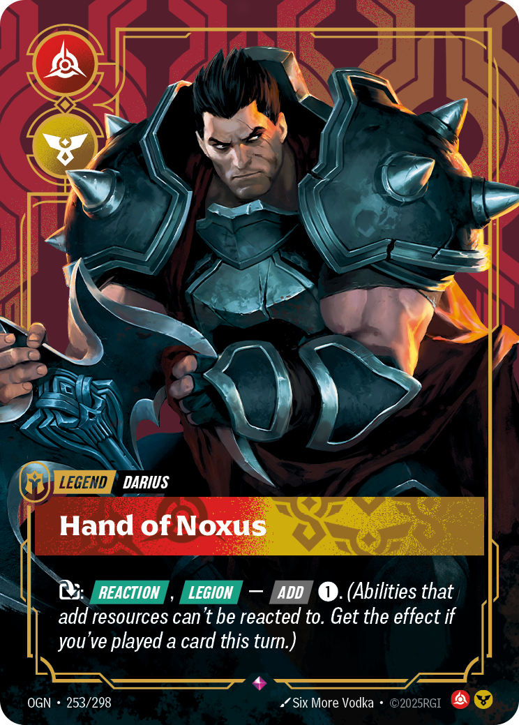 Hand of Noxus — Origins — Rare — Legend