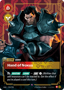 Hand of Noxus — Origins — Rare — Legend