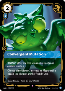 Convergent Mutation — Origins — Rare — Spell