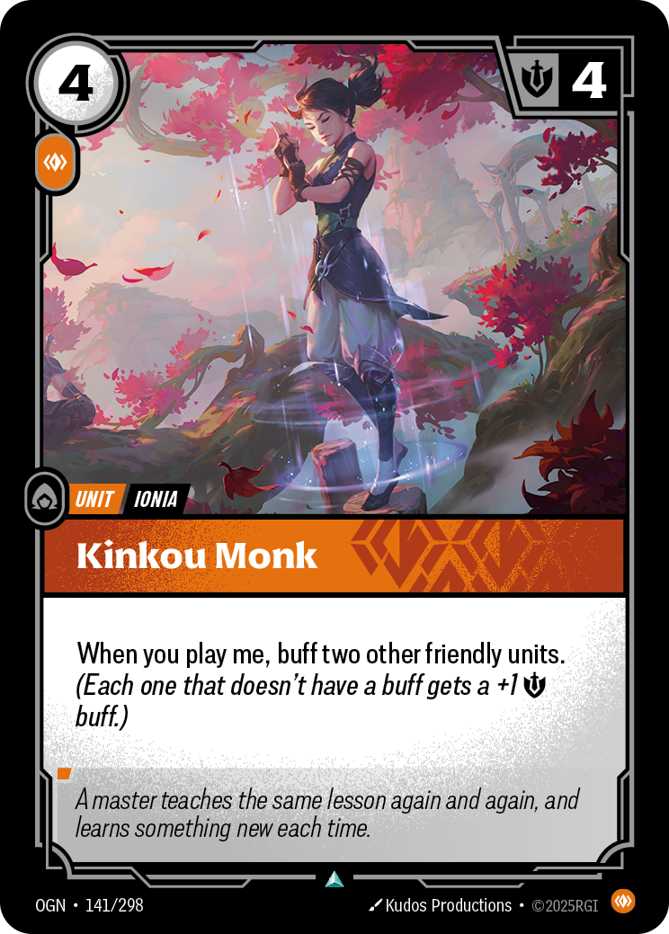Kinkou Monk — Origins — Uncommon — Unit