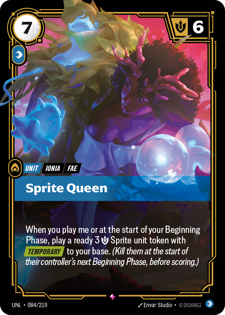 Sprite Queen — Unleashed — Rare — Unit