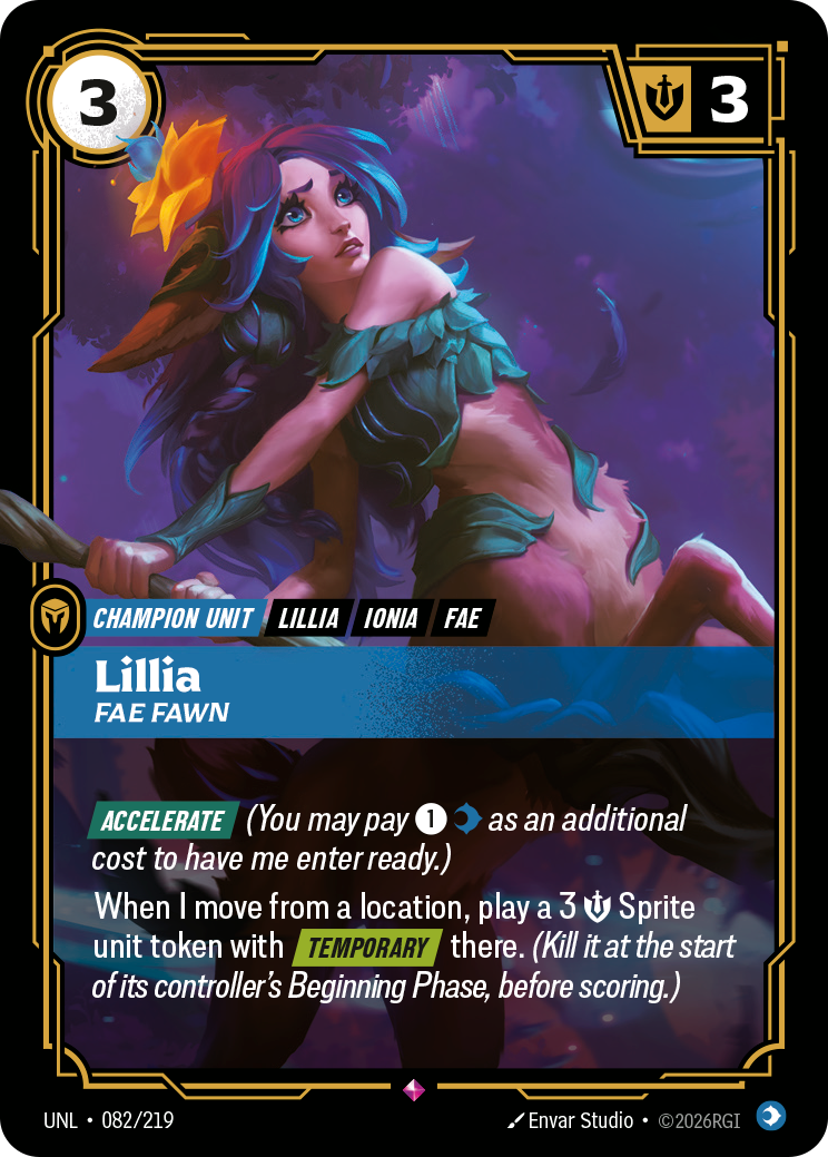 Lillia - Fae Fawn — Unleashed — Rare — Unit