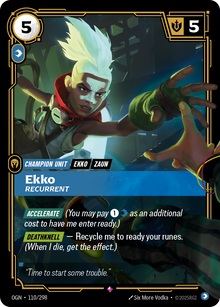 Ekko, Recurrent — Origins — Rare — Unit