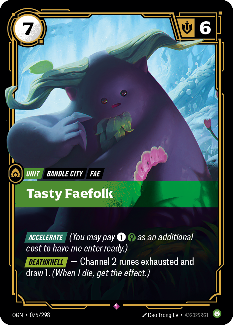 Tasty Faefolk — Origins — Rare — Unit